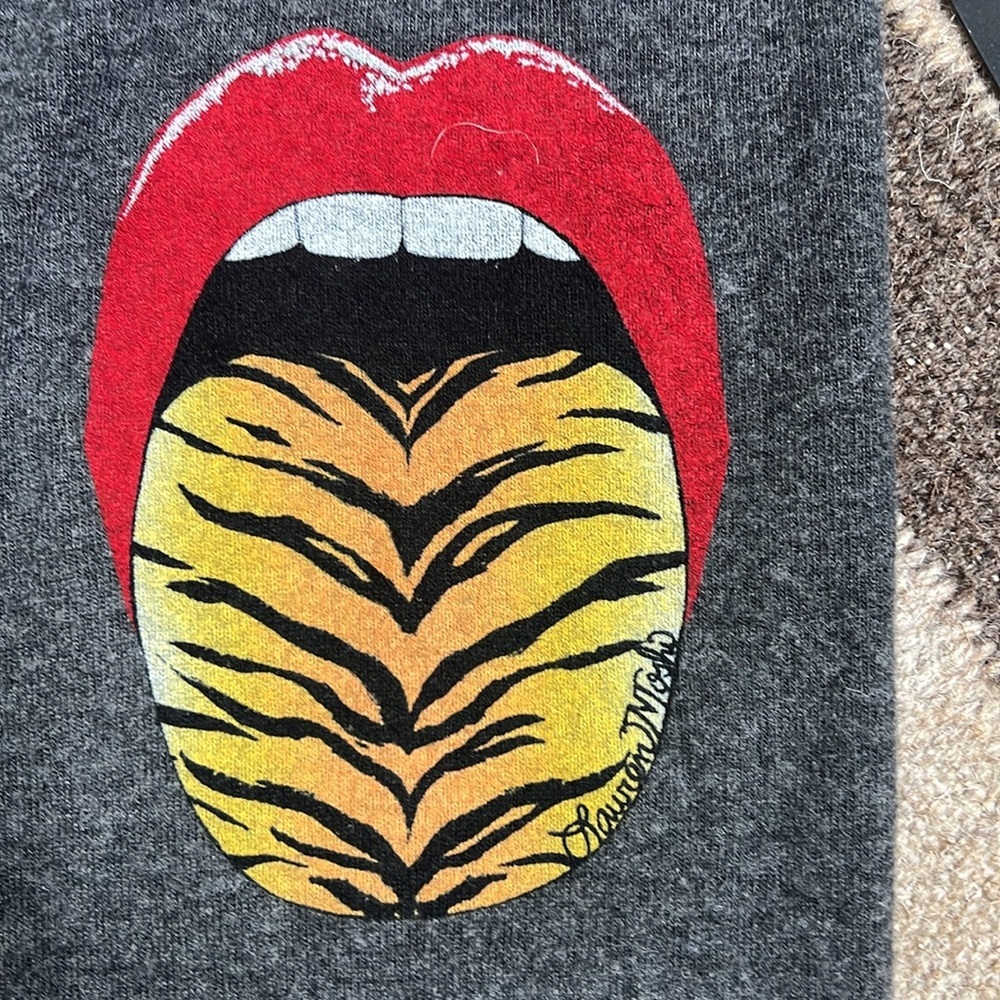 NWT Lauren Moshi Kizzy Tiger Tongue Crop sweatpants XS - Picture 8 of 12